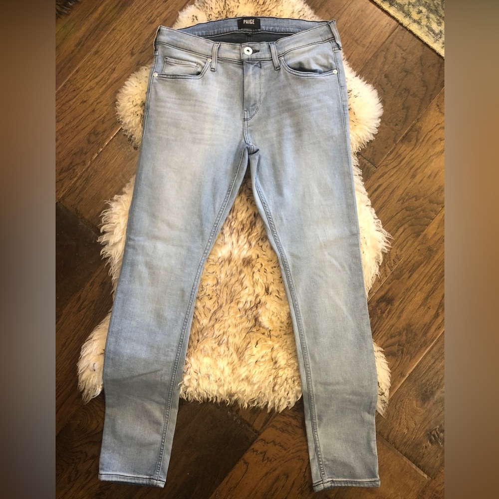 PAIGE. Denim. Slim Fit. Jeans. Croft. Ashburton Wash.